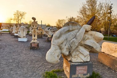 Moskova - 10.04.2017: Muzeon kültür Park'ta Moskova, bahar zamanı
