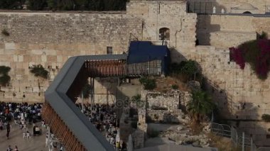   Jerusalem - 15 Kasım, 2016: Kudüs'teki ağlama duvarı