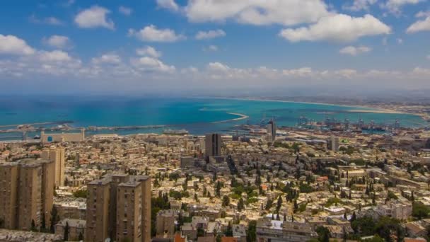 Vista Aérea Arquitectura Ciudad Tel Aviv Israel Concepto Viaje — Vídeo de stock