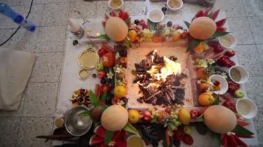 Vedic düğün görüntüleri için güzel bir yer.