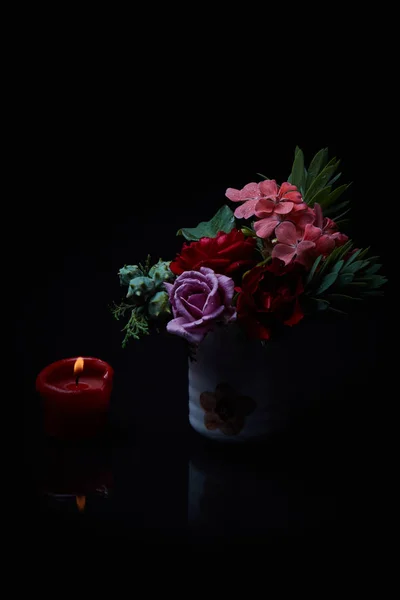 Μνημόσυνο λουλούδια, φωτογραφία στούντιο — Φωτογραφία Αρχείου