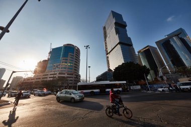 Tel-Aviv - 9 Aralık, 2016: Tel Aviv city cen yüksek binaların