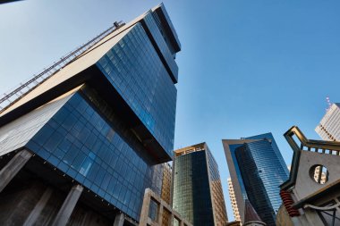 Tel-Aviv - 9 Aralık, 2016: Tel Aviv city cen yüksek binaların