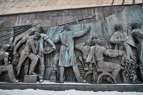 "stella "Denkmal in Moskau für Kosmonauten und Wissenschaftler — Stockfoto
