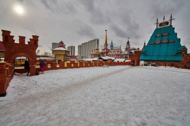 Moskova Izmailovsky Kremlin ünlü dönüm noktası