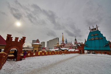 Moskova Izmailovsky Kremlin ünlü dönüm noktası