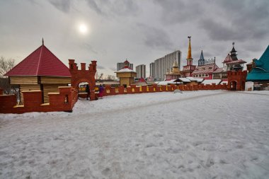 Moskova Izmailovsky Kremlin ünlü dönüm noktası