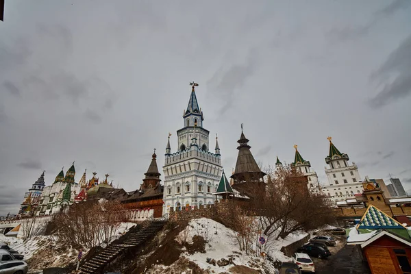 Izmailovsky Kremlin famous landmark in Moscow — Stock Photo, Image