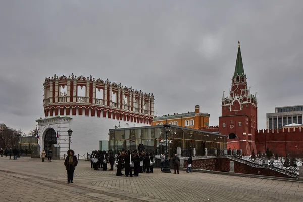 Moscú - 15.04.2017: Kremlin de Moscú, invierno — Foto de Stock