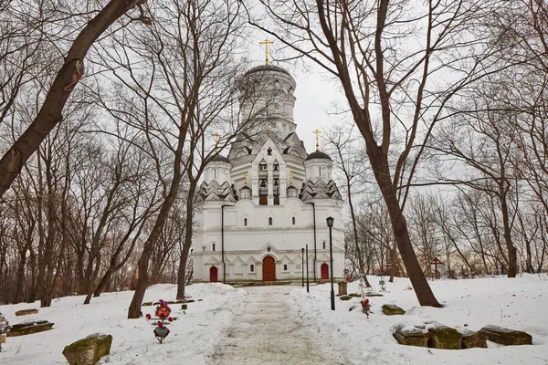 Церковь в Коломенском парке, Москва — стоковое фото