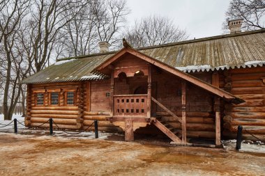 Eski Rus ahşap ev, Kolomenskoe, Moskova