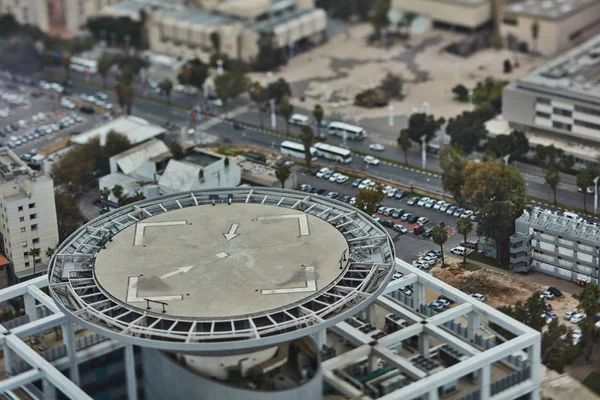 Tel Aviv - 10.06.2017: Vista aérea de las carreteras y propiedades de Tel Aviv — Foto de Stock