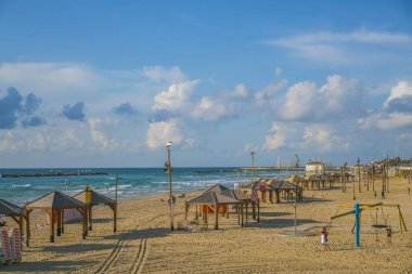 Tel aviv gezinti güvertesi, İsrail, hava aracı görüntüsü