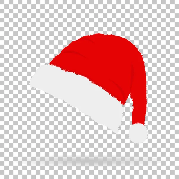 arka planda gölge ile Noel ve yeni yıl Noel Baba'nın bir kap izole, şık vektör çizim