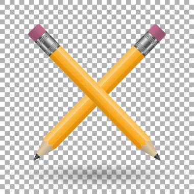 Gölge, şık vektör çizim Eps10 ayrı tut moduyla zemin üzerine kalem gerçekçi renkli