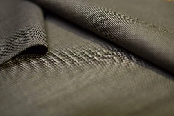 Close up textura de tecido de ouro de terno — Fotografia de Stock