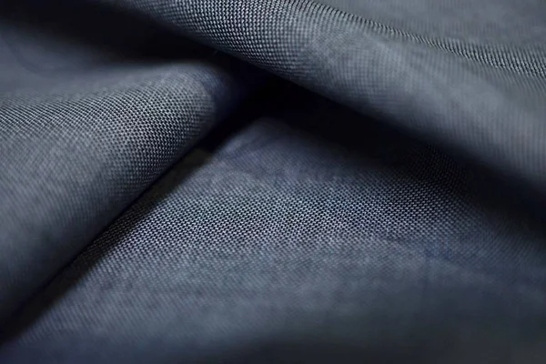 çizgili desen doku gümüş mavi kumaş türden kapatın