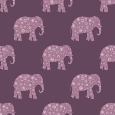 Fil. Yoga poster için şark süsleme