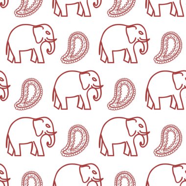 Fil. Yoga poster için şark süsleme