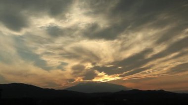 güzel gün batımı timelapse