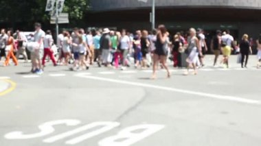 Barcelona City sokak trafik