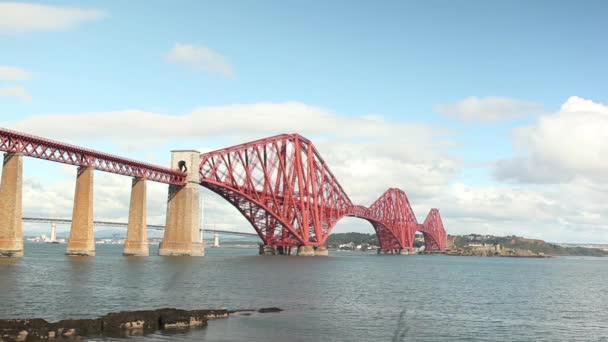 Forth Bridge in Scozia — Video Stock