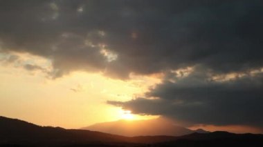 güzel gün batımı timelapse