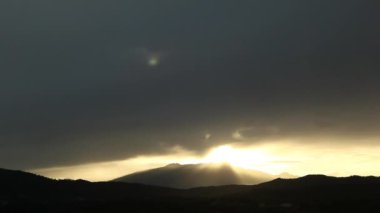 güzel gün batımı timelapse