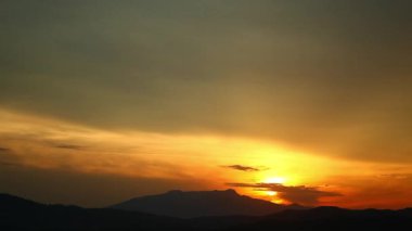güzel gün batımı timelapse
