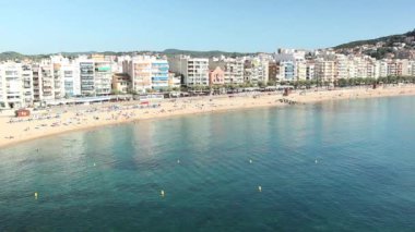 Deniz plaj Blanes, İspanya