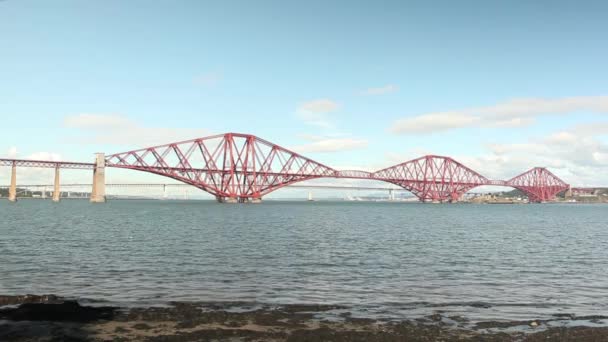 Vierte Brücke in Schottland — Stockvideo