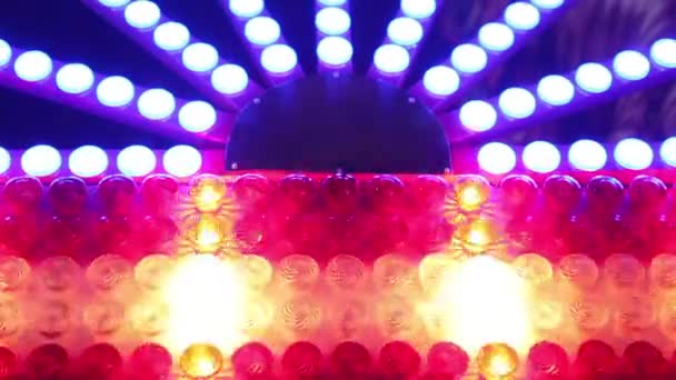 移动闪烁的灯光 — 图库视频影像