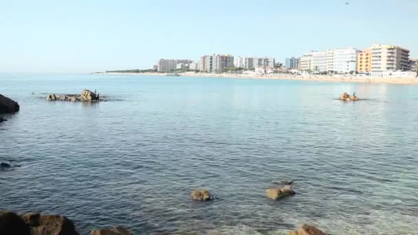 Playa en Lleida, España — Vídeo de stock