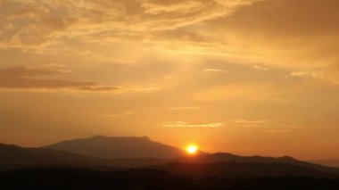 güzel gün batımı timelapse