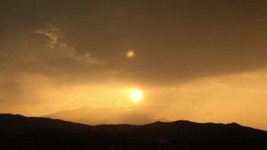 güzel gün batımı timelapse