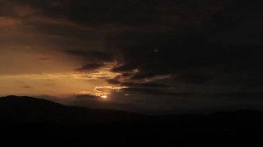 Mavi gökyüzü bulutlar timelapse