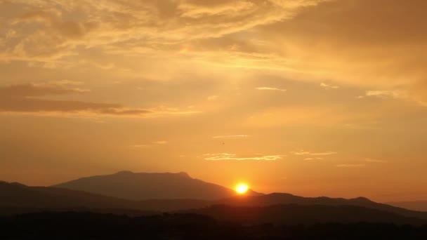Vacker solnedgång timelapse — Stockvideo