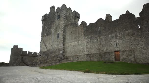 Hermoso castillo en Irlanda — Vídeo de stock