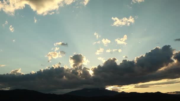 美しい日没タイムラプス — ストック動画