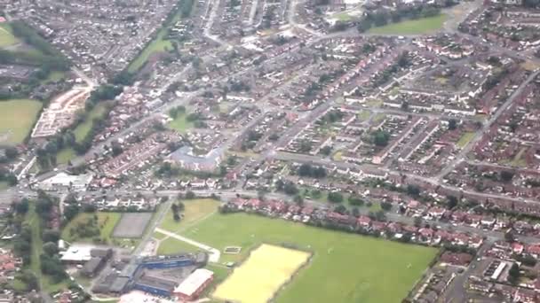 Luchtfoto van landschap — Stockvideo