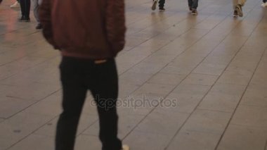 Barselona şehir Noel'de sokak