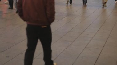 Barselona şehir Noel'de sokak