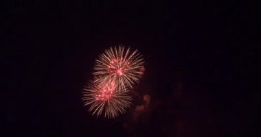 Havai fişek büyük final ABD 4 Temmuz görüntülemek yeni yıl kutlama