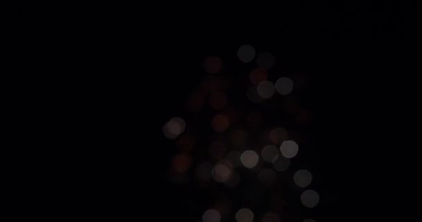Феєрверк Відображення Великий Фінал Сша Липня Новий Рік Святкування — стокове відео