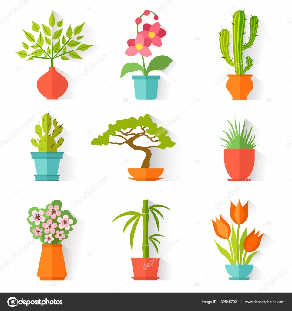 家の植物のベクトルのアイコン ストックベクター C Kurmanstock Gmail Com