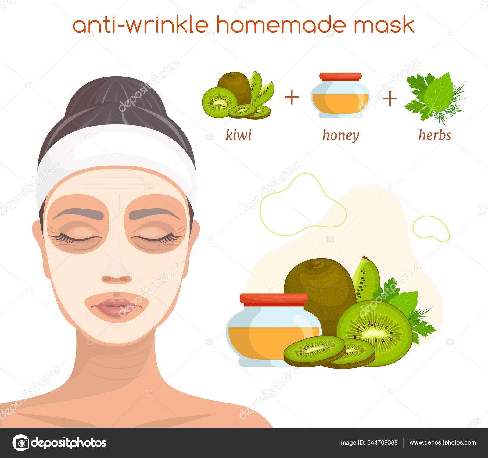 házi agyag maszk anti aging anti age face mask