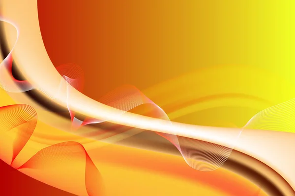 Parlayan satır ve yıldız güzel sarı-turuncu arka plan