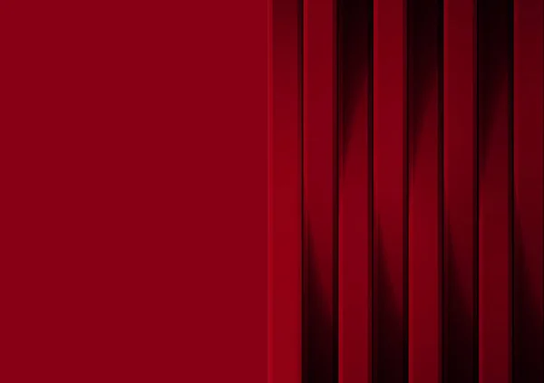 Vector abstracto hermoso fondo rojo — Vector de stock