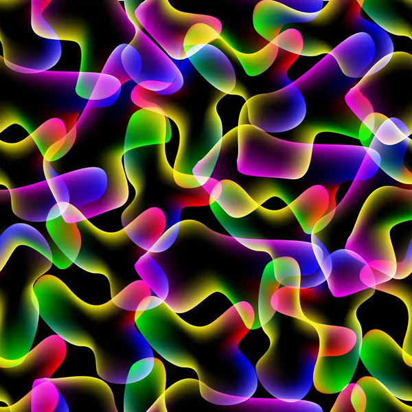 Soyut vektör seamless modeli parlak renkli parlak şekiller