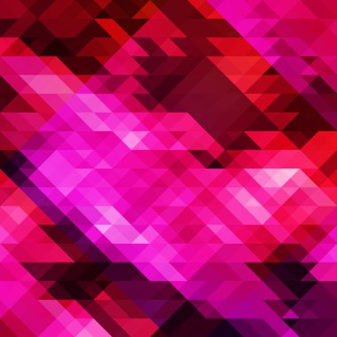 Vektör kırmızı arka plan üçgenler ve edikula